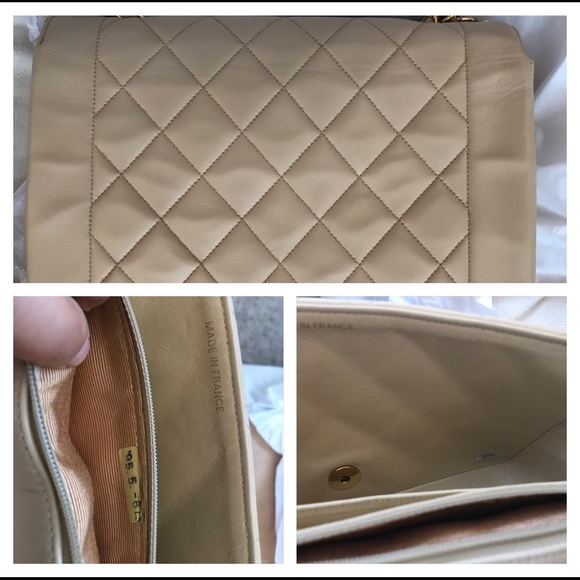 Chanel Vintage Diana flap, Beige - Picture 7 of 8